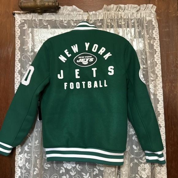 Unisex jets  fleece bomber jacket size small - Picture 5 of 5